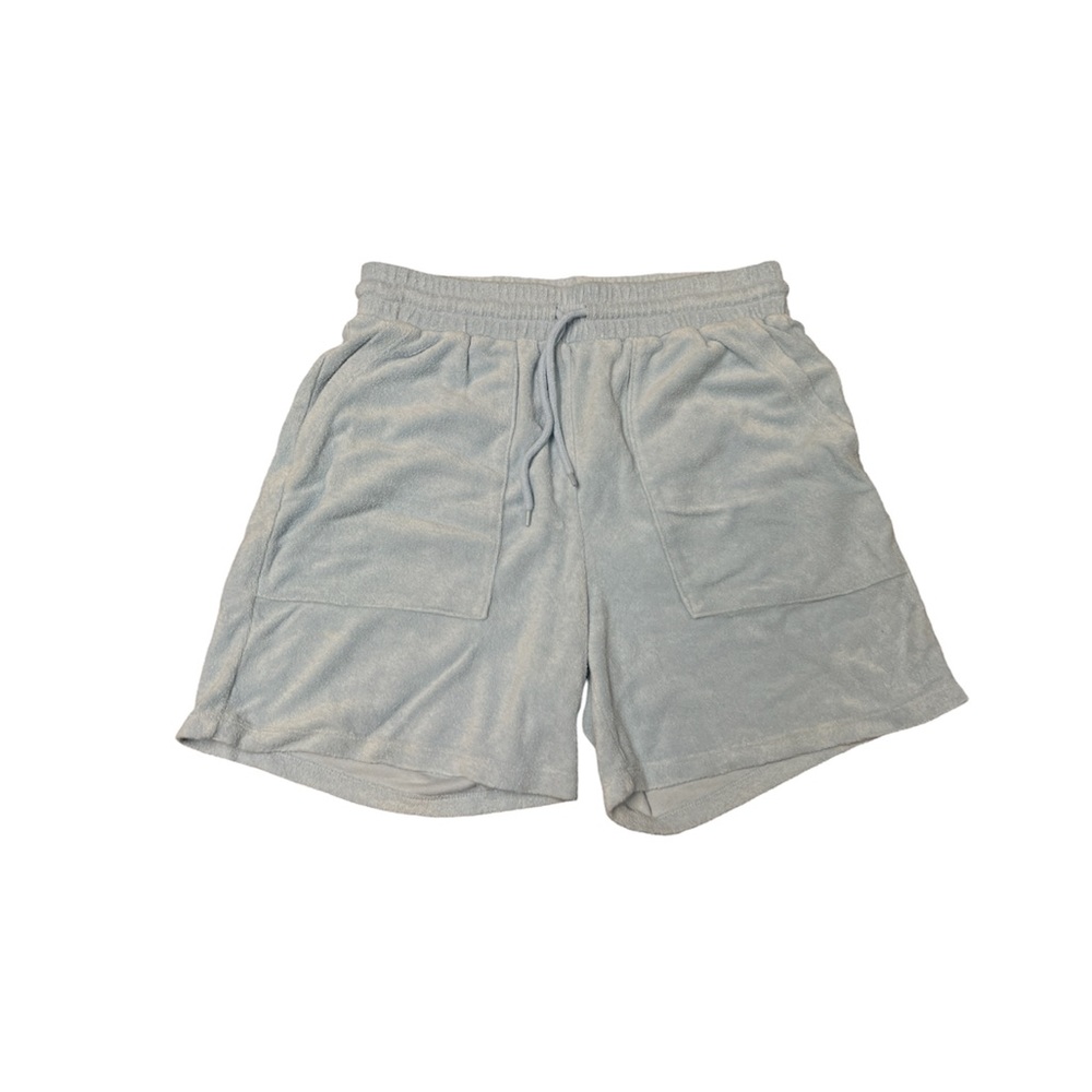 Pastel blue shorts